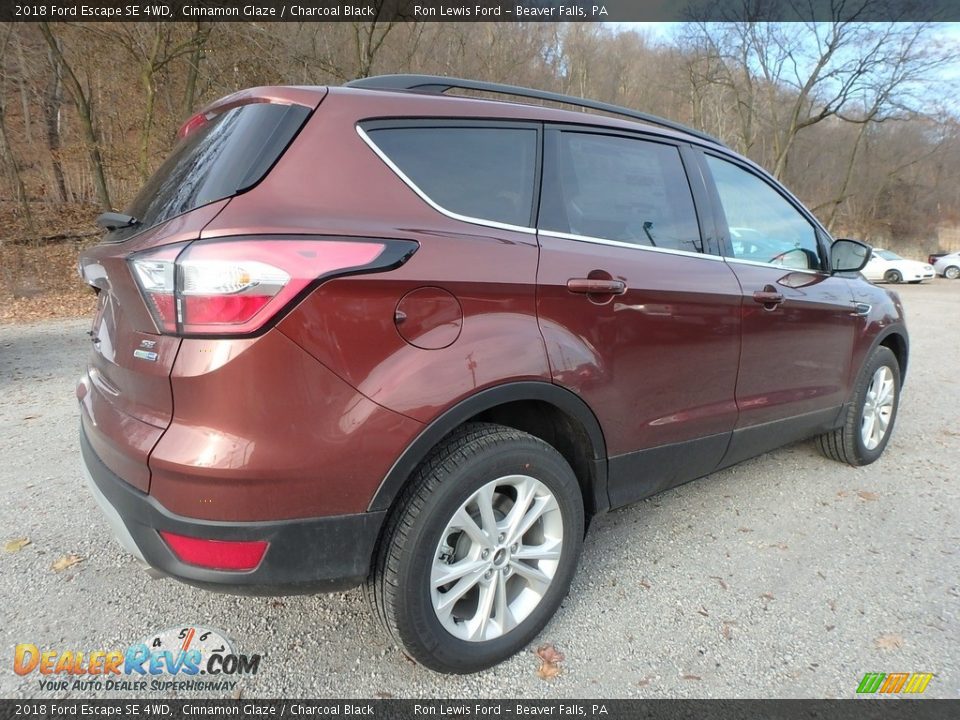 2018 Ford Escape SE 4WD Cinnamon Glaze / Charcoal Black Photo #2