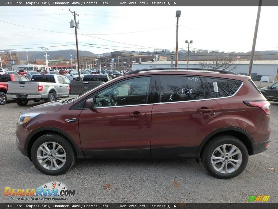 2018 Ford Escape SE 4WD Cinnamon Glaze / Charcoal Black Photo #6