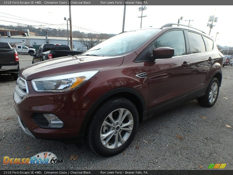 2018 Ford Escape SE 4WD Cinnamon Glaze / Charcoal Black Photo #7
