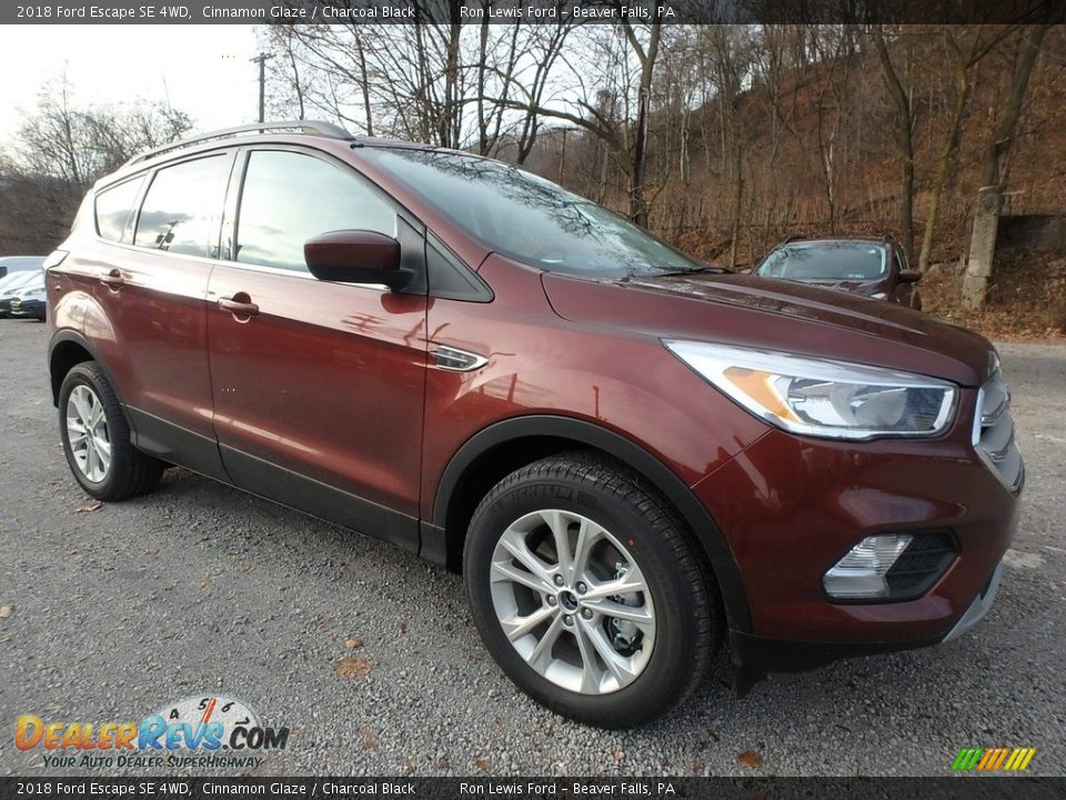 2018 Ford Escape SE 4WD Cinnamon Glaze / Charcoal Black Photo #9
