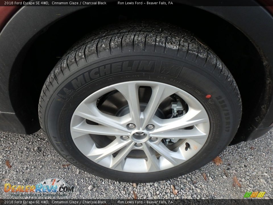 2018 Ford Escape SE 4WD Cinnamon Glaze / Charcoal Black Photo #10