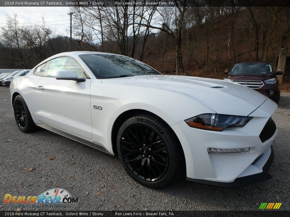 Front 3/4 View of 2018 Ford Mustang GT Fastback Photo #9