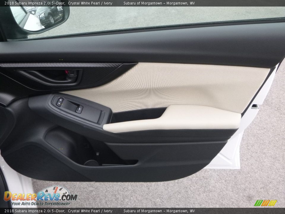 2018 Subaru Impreza 2.0i 5-Door Crystal White Pearl / Ivory Photo #12