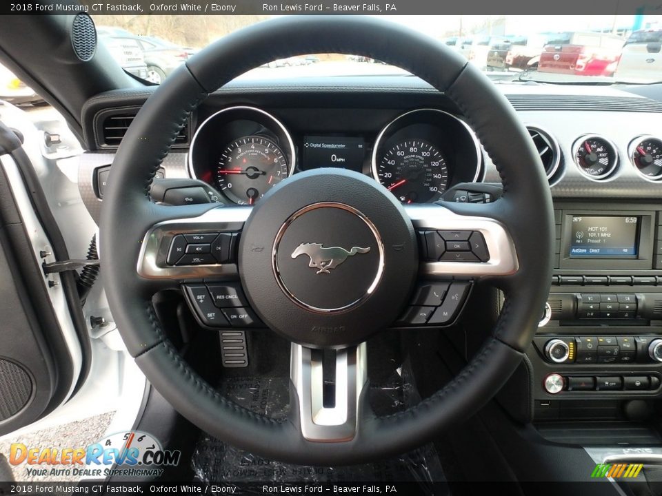 2018 Ford Mustang GT Fastback Steering Wheel Photo #19