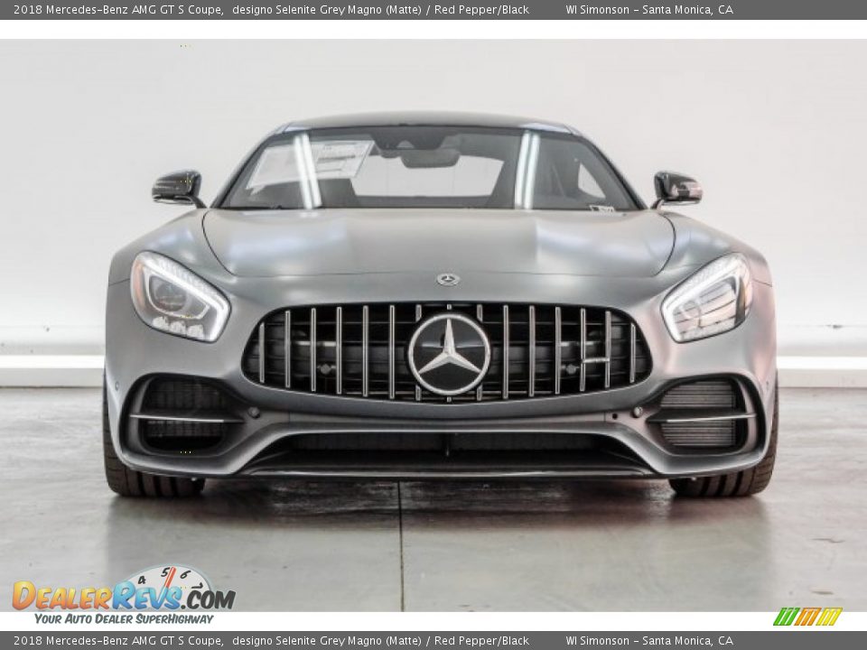 designo Selenite Grey Magno (Matte) 2018 Mercedes-Benz AMG GT S Coupe Photo #2