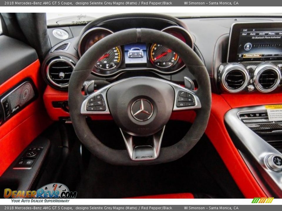 2018 Mercedes-Benz AMG GT S Coupe Steering Wheel Photo #4