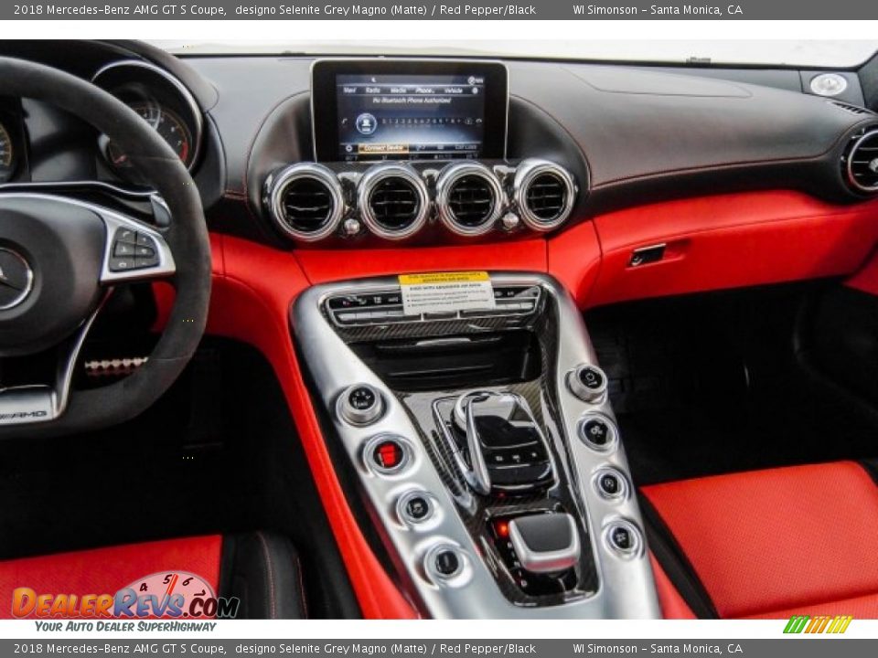 Controls of 2018 Mercedes-Benz AMG GT S Coupe Photo #5