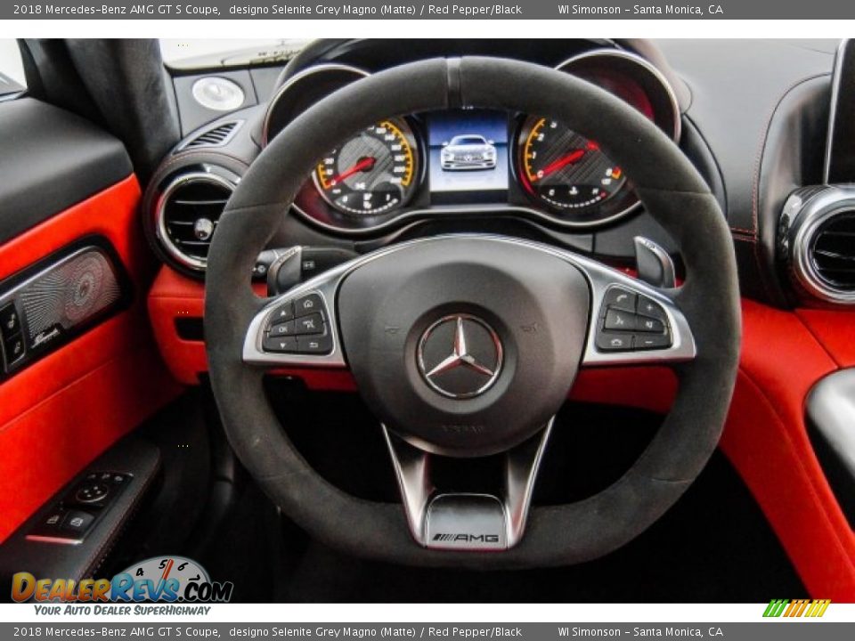 2018 Mercedes-Benz AMG GT S Coupe Steering Wheel Photo #18