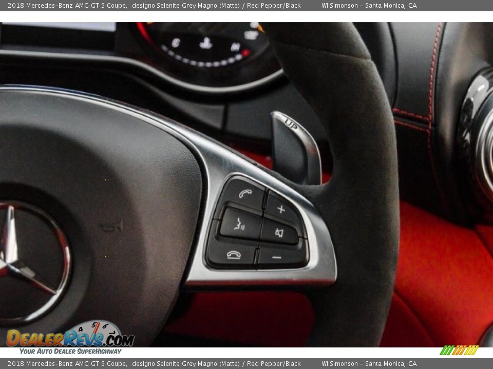 Controls of 2018 Mercedes-Benz AMG GT S Coupe Photo #19