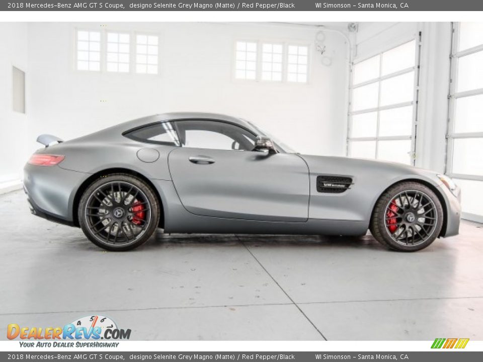 designo Selenite Grey Magno (Matte) 2018 Mercedes-Benz AMG GT S Coupe Photo #21