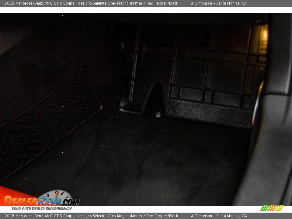 2018 Mercedes-Benz AMG GT S Coupe designo Selenite Grey Magno (Matte) / Red Pepper/Black Photo #30