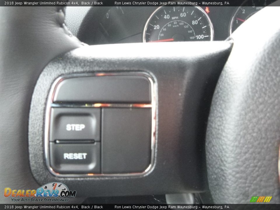 2018 Jeep Wrangler Unlimited Rubicon 4x4 Black / Black Photo #18
