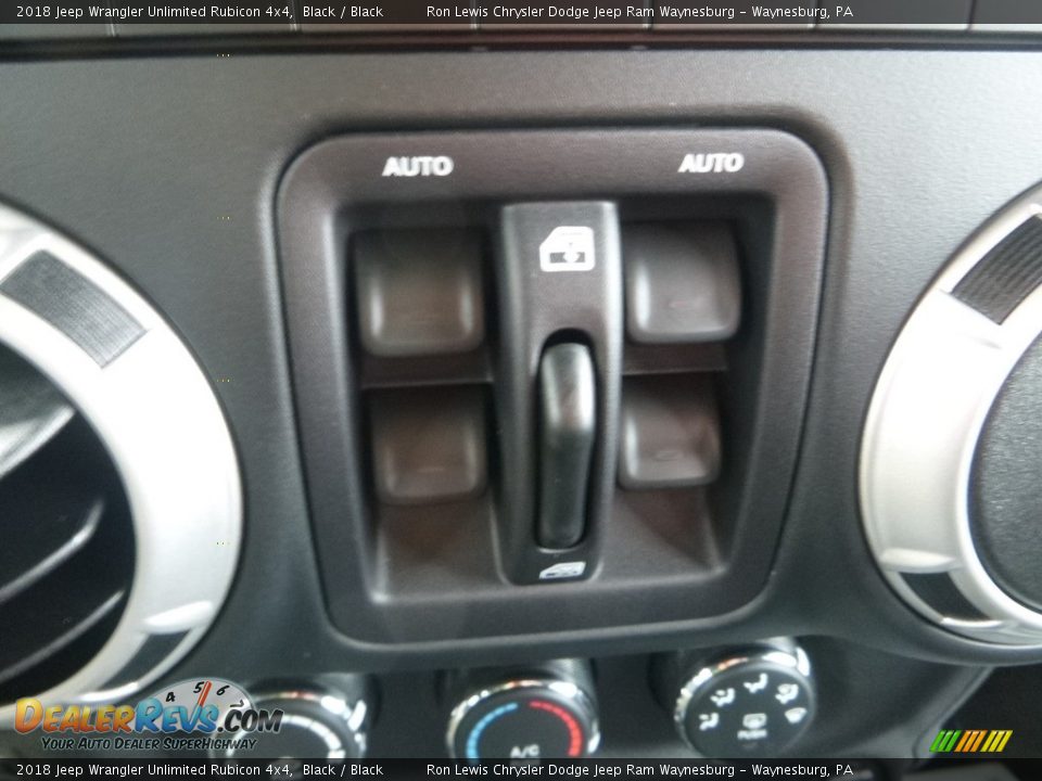 2018 Jeep Wrangler Unlimited Rubicon 4x4 Black / Black Photo #20