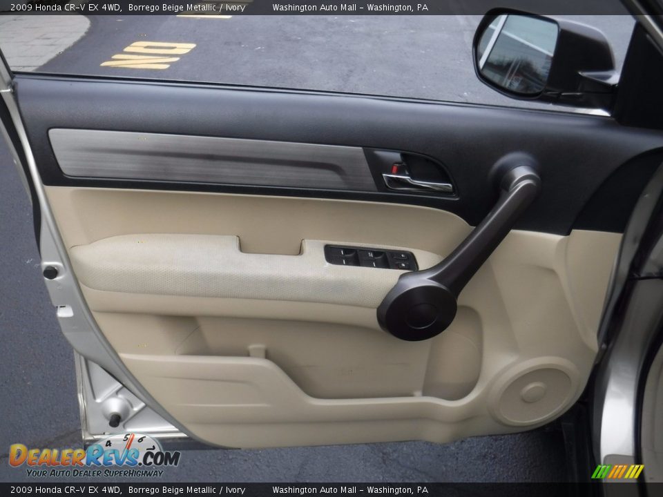 2009 Honda CR-V EX 4WD Borrego Beige Metallic / Ivory Photo #15