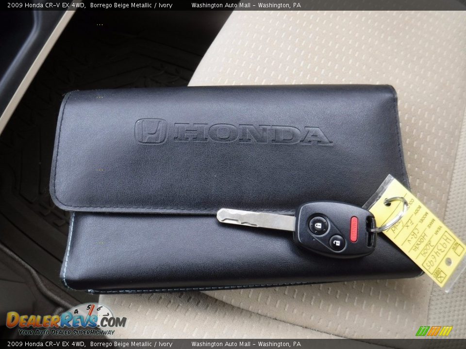 2009 Honda CR-V EX 4WD Borrego Beige Metallic / Ivory Photo #23