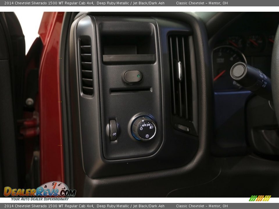 2014 Chevrolet Silverado 1500 WT Regular Cab 4x4 Deep Ruby Metallic / Jet Black/Dark Ash Photo #5