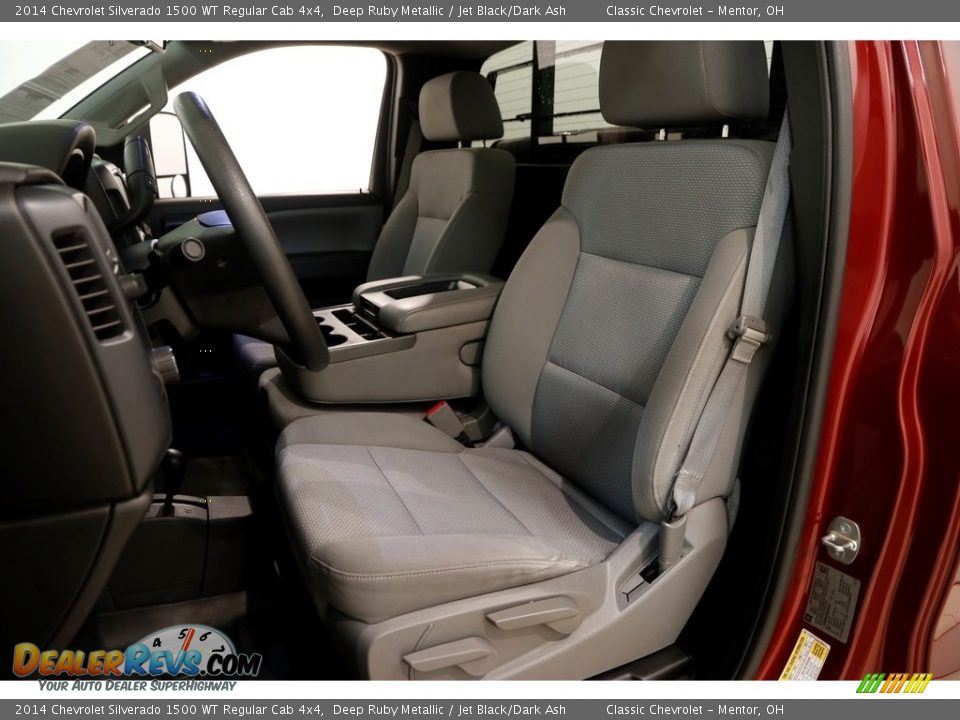 2014 Chevrolet Silverado 1500 WT Regular Cab 4x4 Deep Ruby Metallic / Jet Black/Dark Ash Photo #6