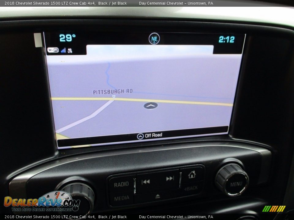 2018 Chevrolet Silverado 1500 LTZ Crew Cab 4x4 Black / Jet Black Photo #5
