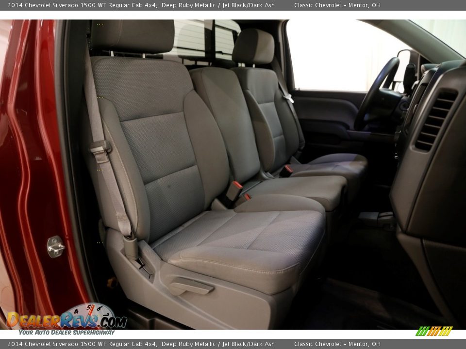 2014 Chevrolet Silverado 1500 WT Regular Cab 4x4 Deep Ruby Metallic / Jet Black/Dark Ash Photo #16