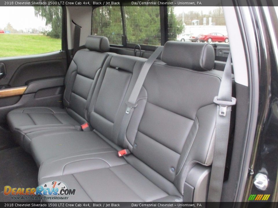 2018 Chevrolet Silverado 1500 LTZ Crew Cab 4x4 Black / Jet Black Photo #18