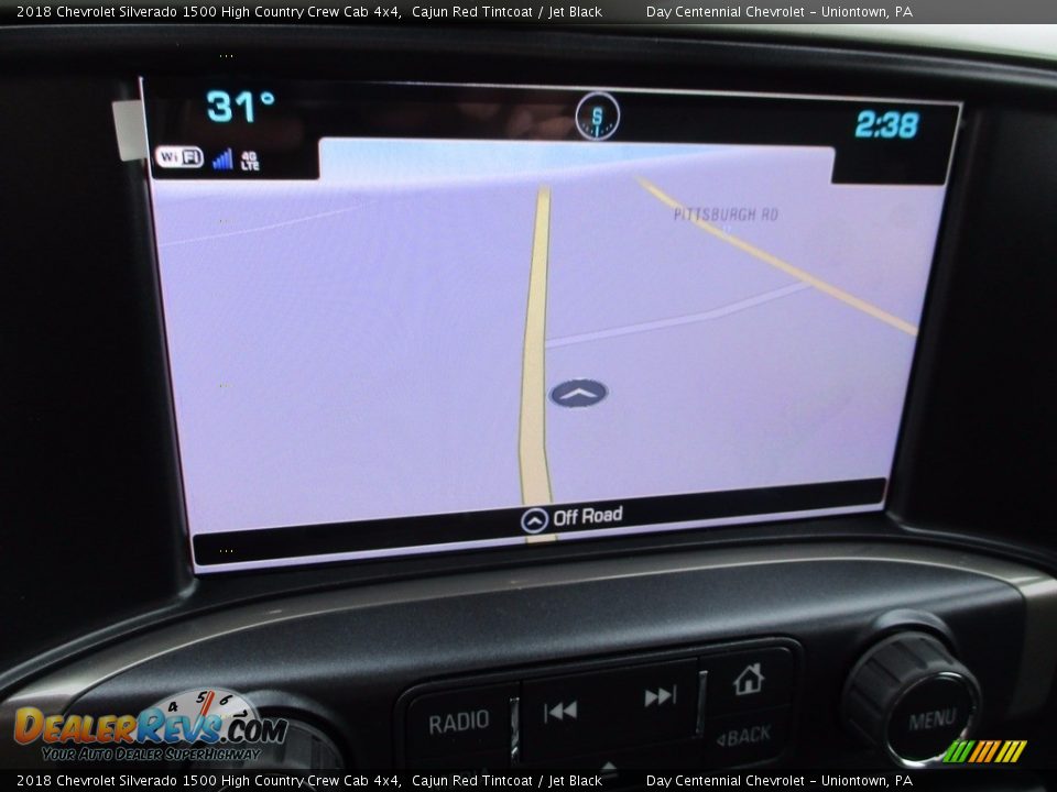 Navigation of 2018 Chevrolet Silverado 1500 High Country Crew Cab 4x4 Photo #5