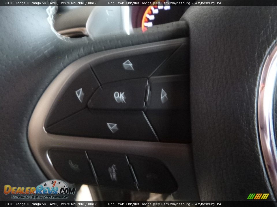 2018 Dodge Durango SRT AWD White Knuckle / Black Photo #17