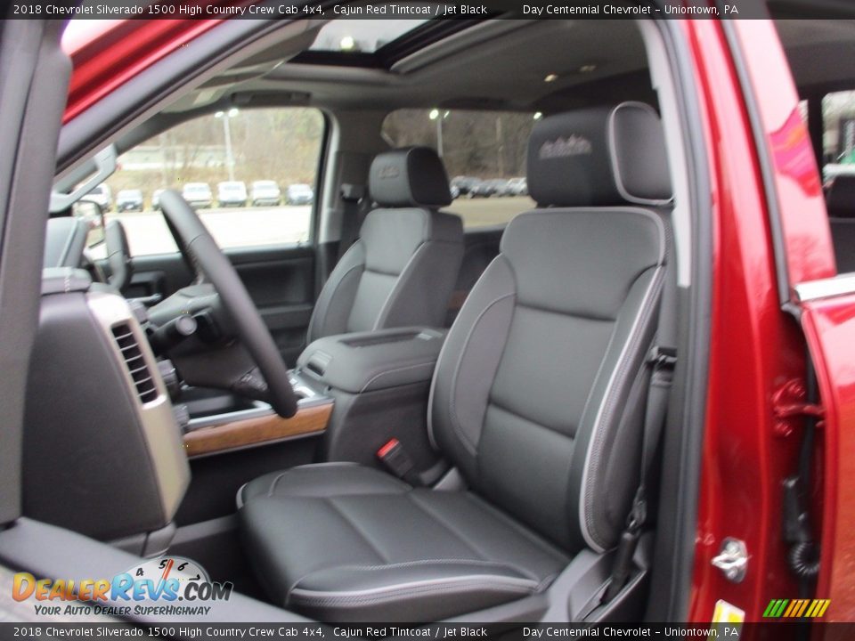 2018 Chevrolet Silverado 1500 High Country Crew Cab 4x4 Cajun Red Tintcoat / Jet Black Photo #12