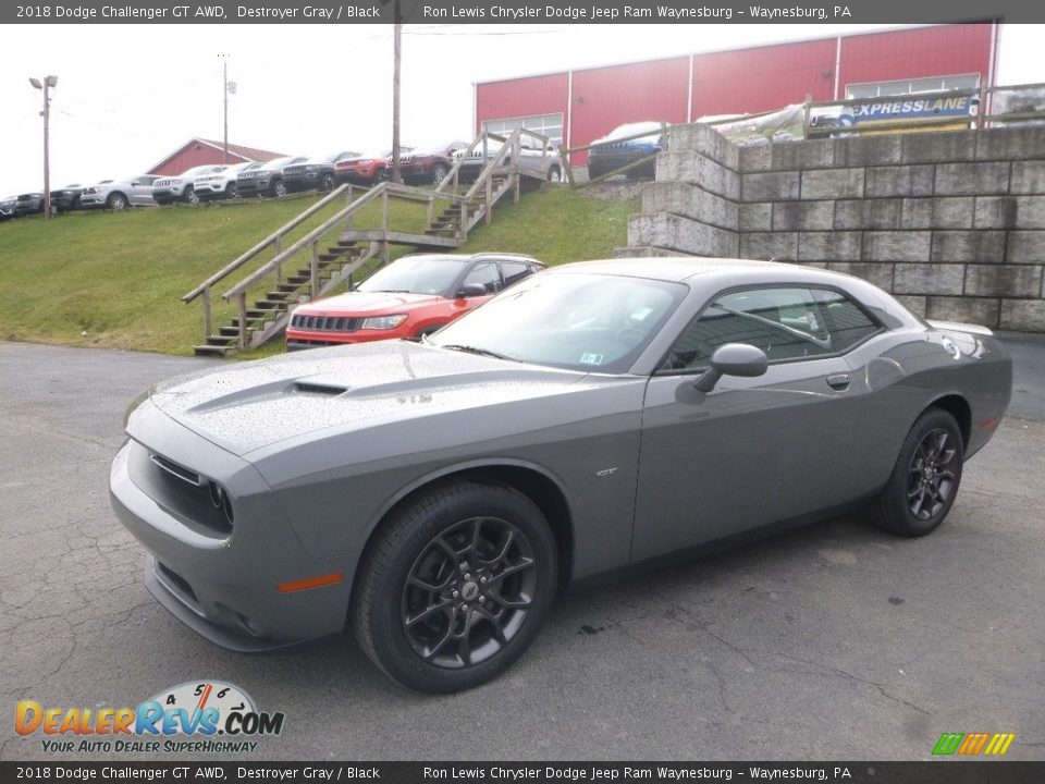 2018 Dodge Challenger GT AWD Destroyer Gray / Black Photo #1