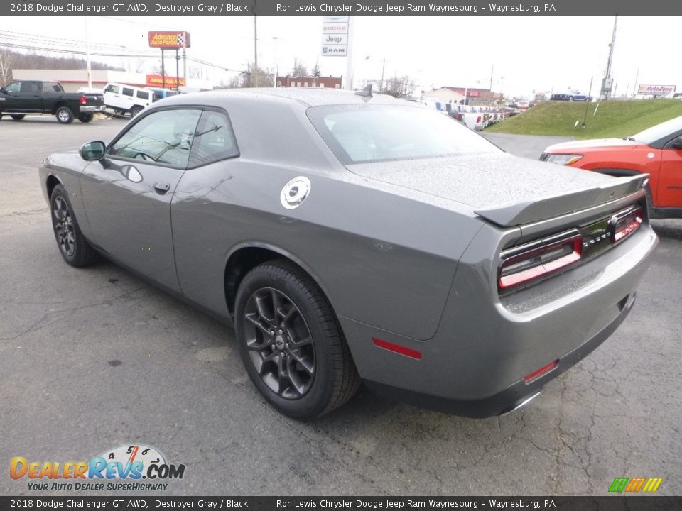 2018 Dodge Challenger GT AWD Destroyer Gray / Black Photo #3