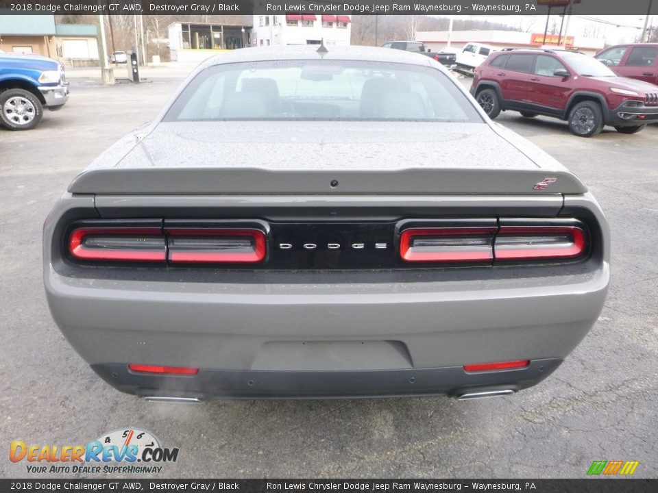 2018 Dodge Challenger GT AWD Destroyer Gray / Black Photo #4