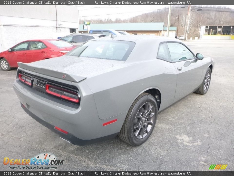 2018 Dodge Challenger GT AWD Destroyer Gray / Black Photo #5