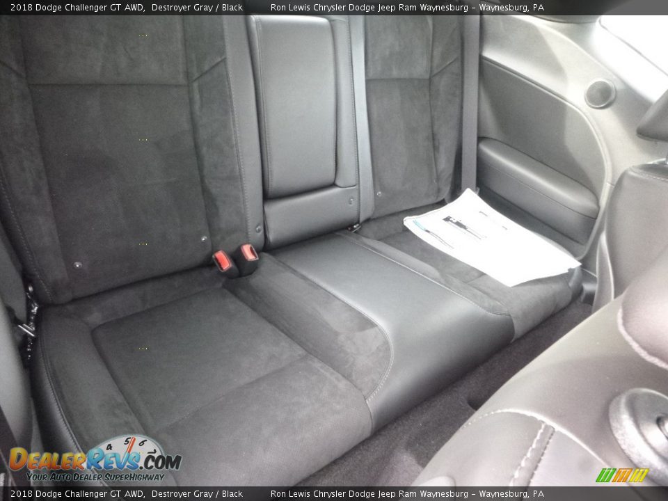 Rear Seat of 2018 Dodge Challenger GT AWD Photo #12