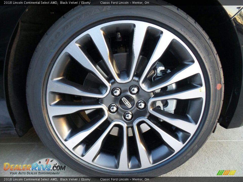 2018 Lincoln Continental Select AWD Wheel Photo #6