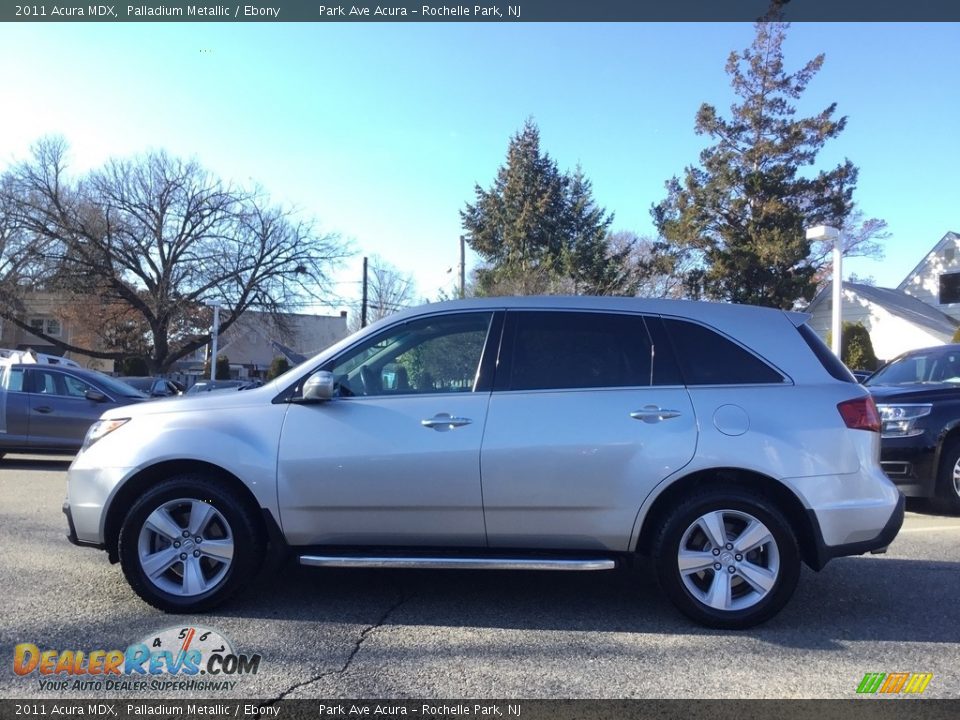 2011 Acura MDX Palladium Metallic / Ebony Photo #6