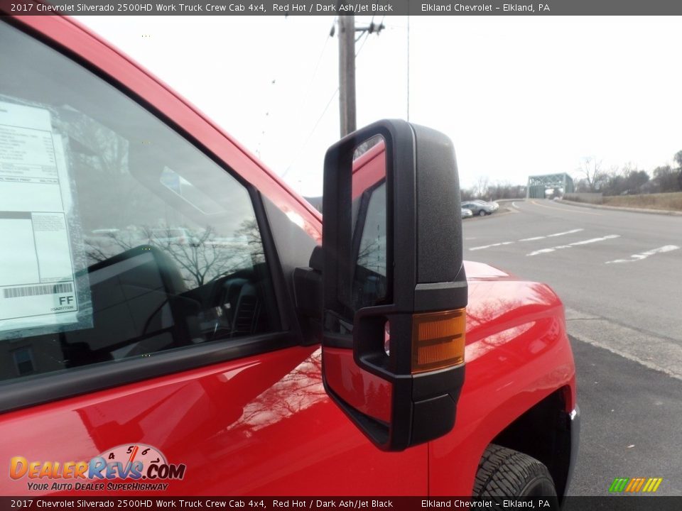 2017 Chevrolet Silverado 2500HD Work Truck Crew Cab 4x4 Red Hot / Dark Ash/Jet Black Photo #8
