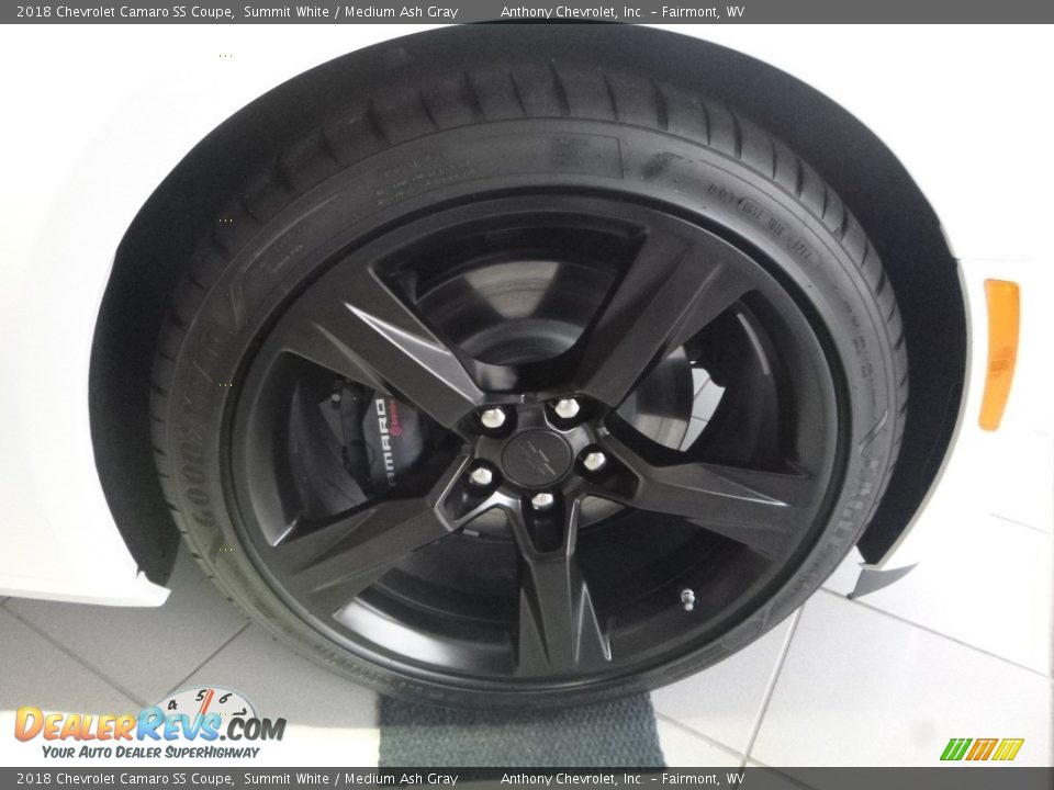 2018 Chevrolet Camaro SS Coupe Summit White / Medium Ash Gray Photo #2