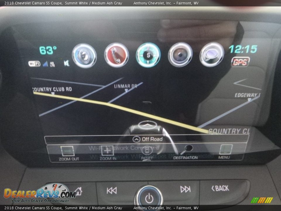 Controls of 2018 Chevrolet Camaro SS Coupe Photo #19