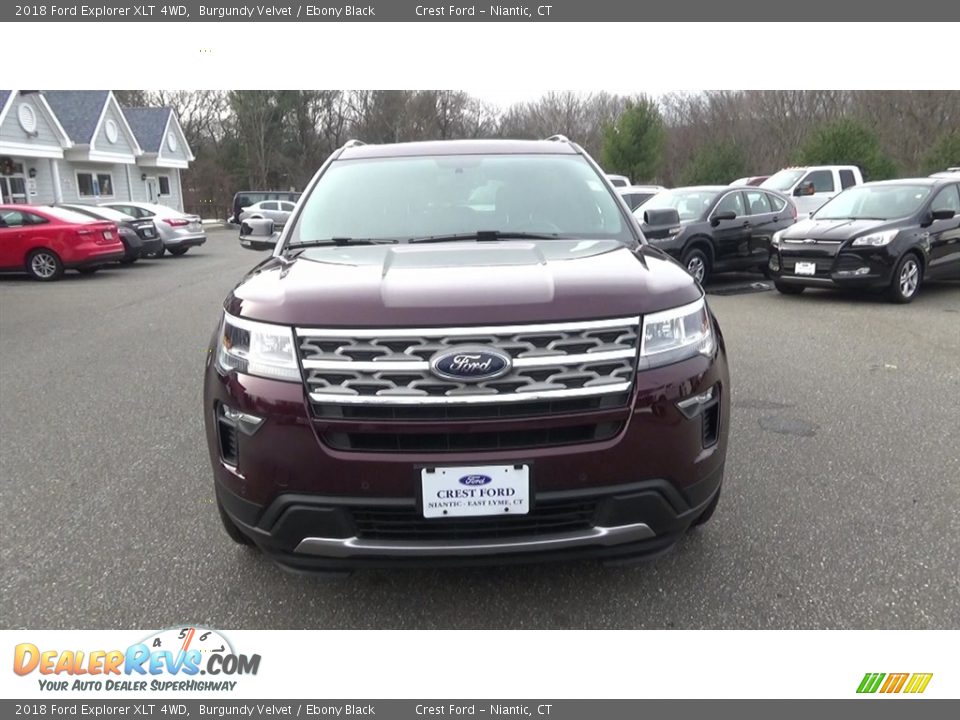 2018 Ford Explorer XLT 4WD Burgundy Velvet / Ebony Black Photo #2