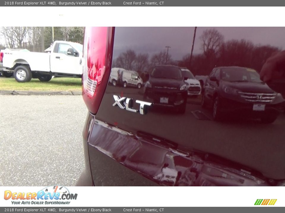 2018 Ford Explorer XLT 4WD Burgundy Velvet / Ebony Black Photo #10