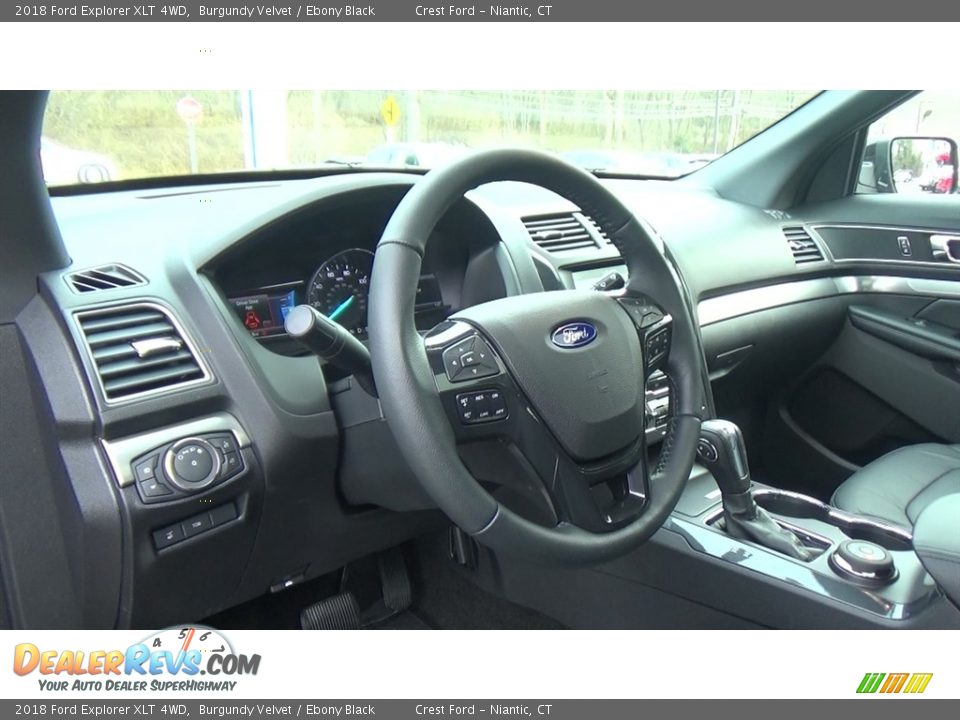2018 Ford Explorer XLT 4WD Burgundy Velvet / Ebony Black Photo #11