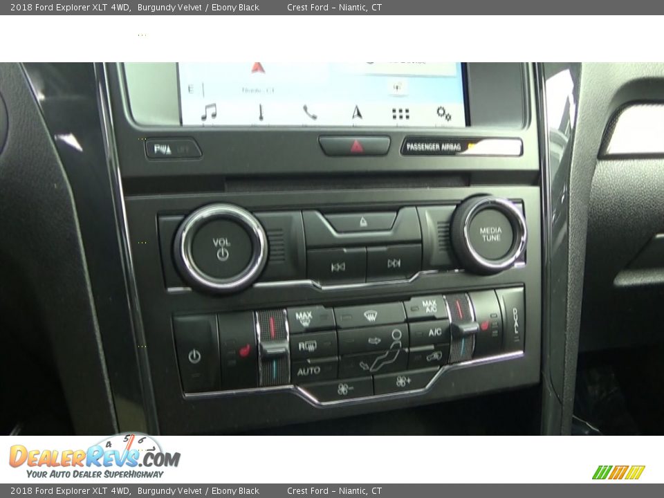 2018 Ford Explorer XLT 4WD Burgundy Velvet / Ebony Black Photo #16
