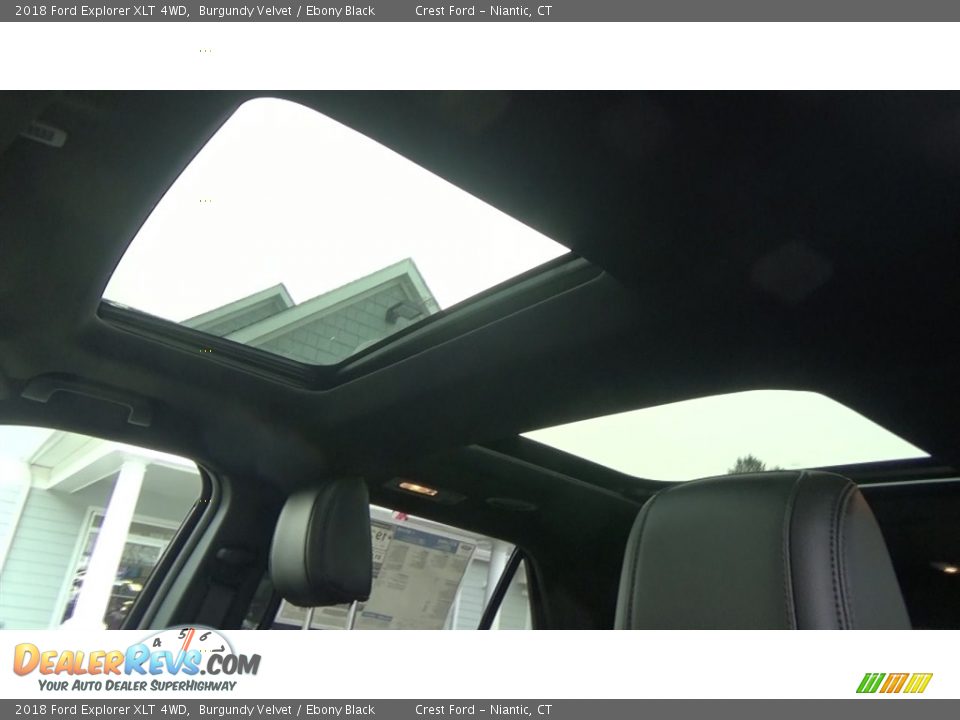 2018 Ford Explorer XLT 4WD Burgundy Velvet / Ebony Black Photo #18