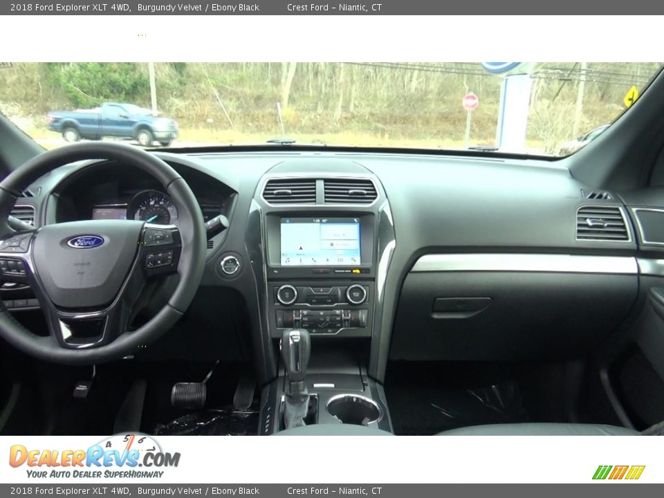 2018 Ford Explorer XLT 4WD Burgundy Velvet / Ebony Black Photo #20