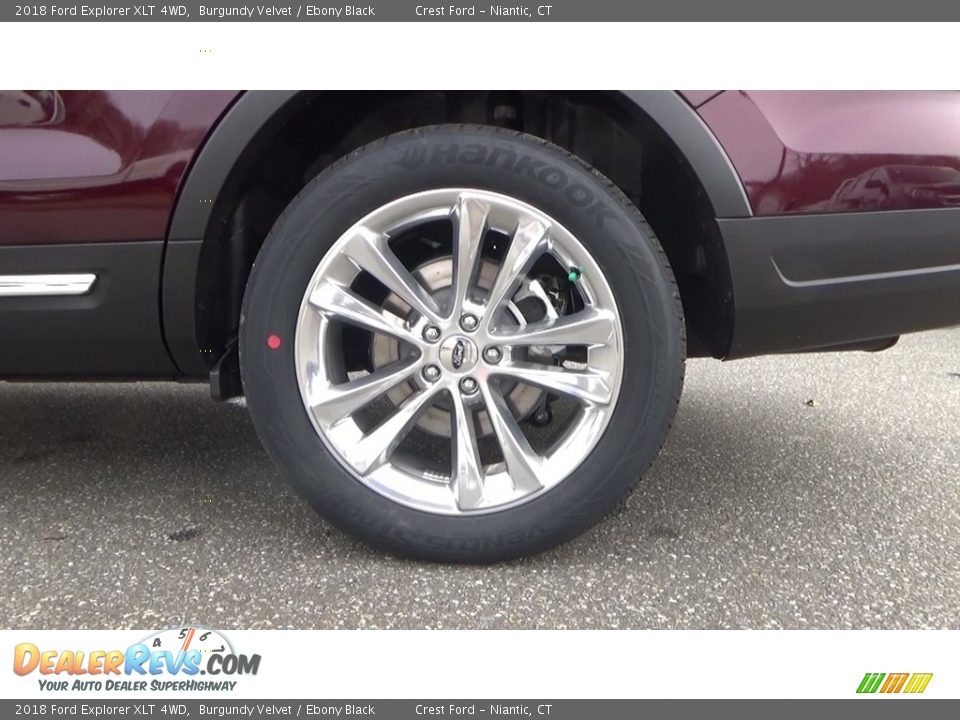 2018 Ford Explorer XLT 4WD Burgundy Velvet / Ebony Black Photo #21