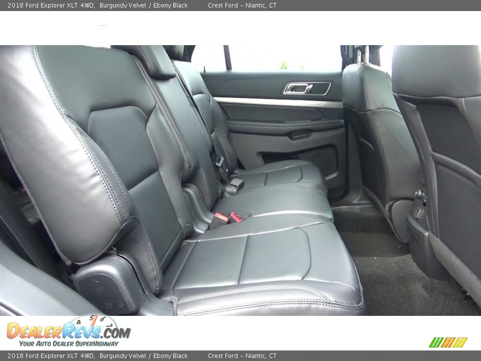 2018 Ford Explorer XLT 4WD Burgundy Velvet / Ebony Black Photo #24