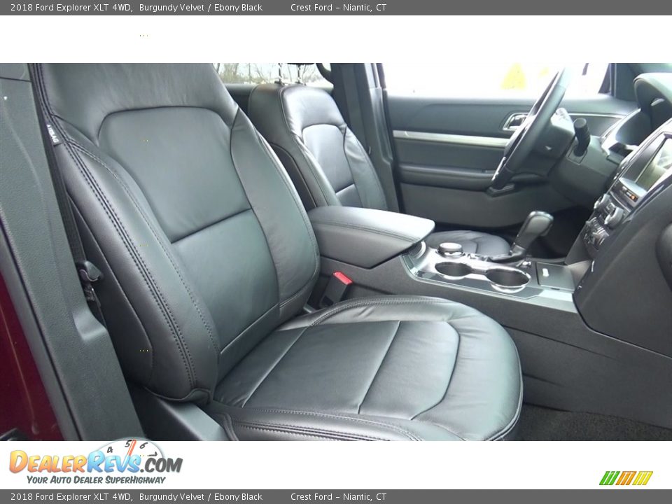 2018 Ford Explorer XLT 4WD Burgundy Velvet / Ebony Black Photo #26