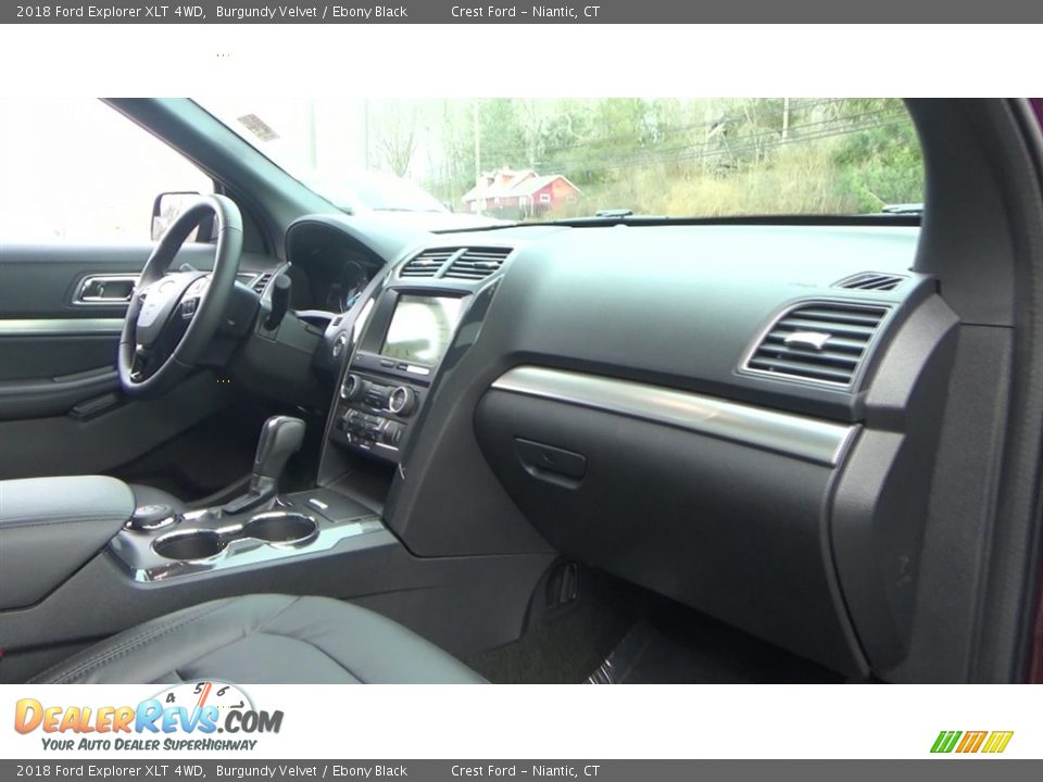 2018 Ford Explorer XLT 4WD Burgundy Velvet / Ebony Black Photo #27