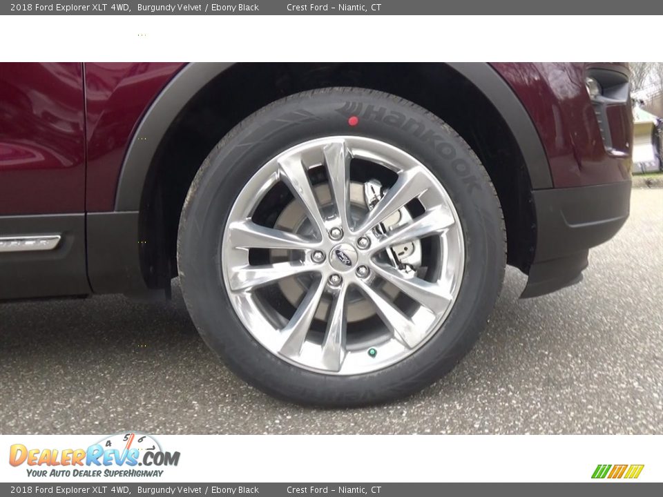 2018 Ford Explorer XLT 4WD Burgundy Velvet / Ebony Black Photo #28