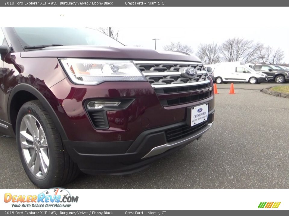 2018 Ford Explorer XLT 4WD Burgundy Velvet / Ebony Black Photo #29