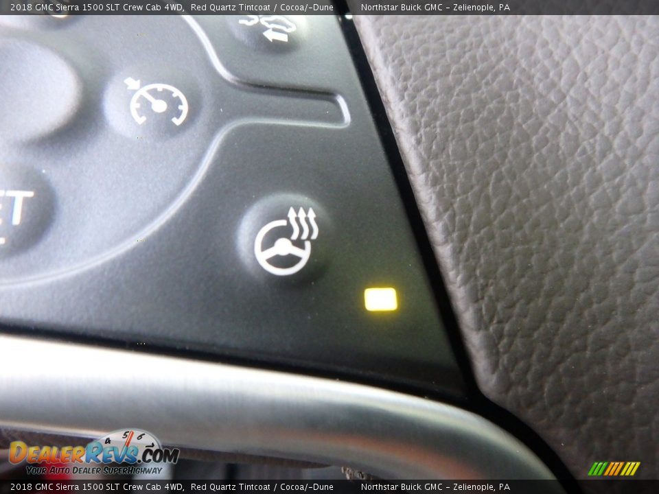 2018 GMC Sierra 1500 SLT Crew Cab 4WD Red Quartz Tintcoat / Cocoa/­Dune Photo #20